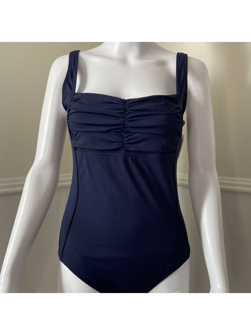 ✨ Calvin Klein Swimwear One-Piece Swimsuit Navy 8 NWT